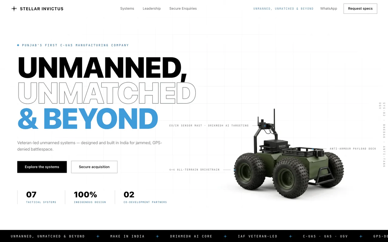 Stellar Invictus website