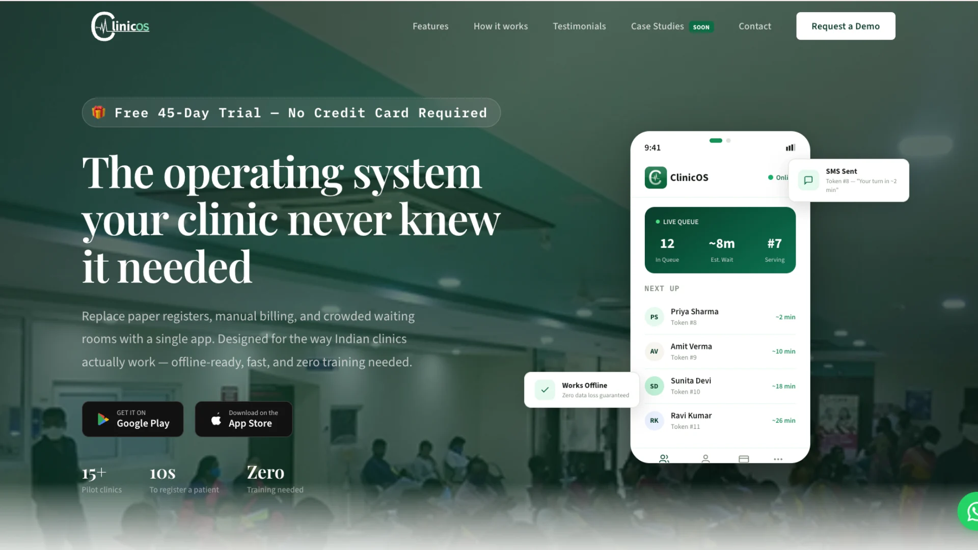 ClinicOS – Healthcare SaaS Platform