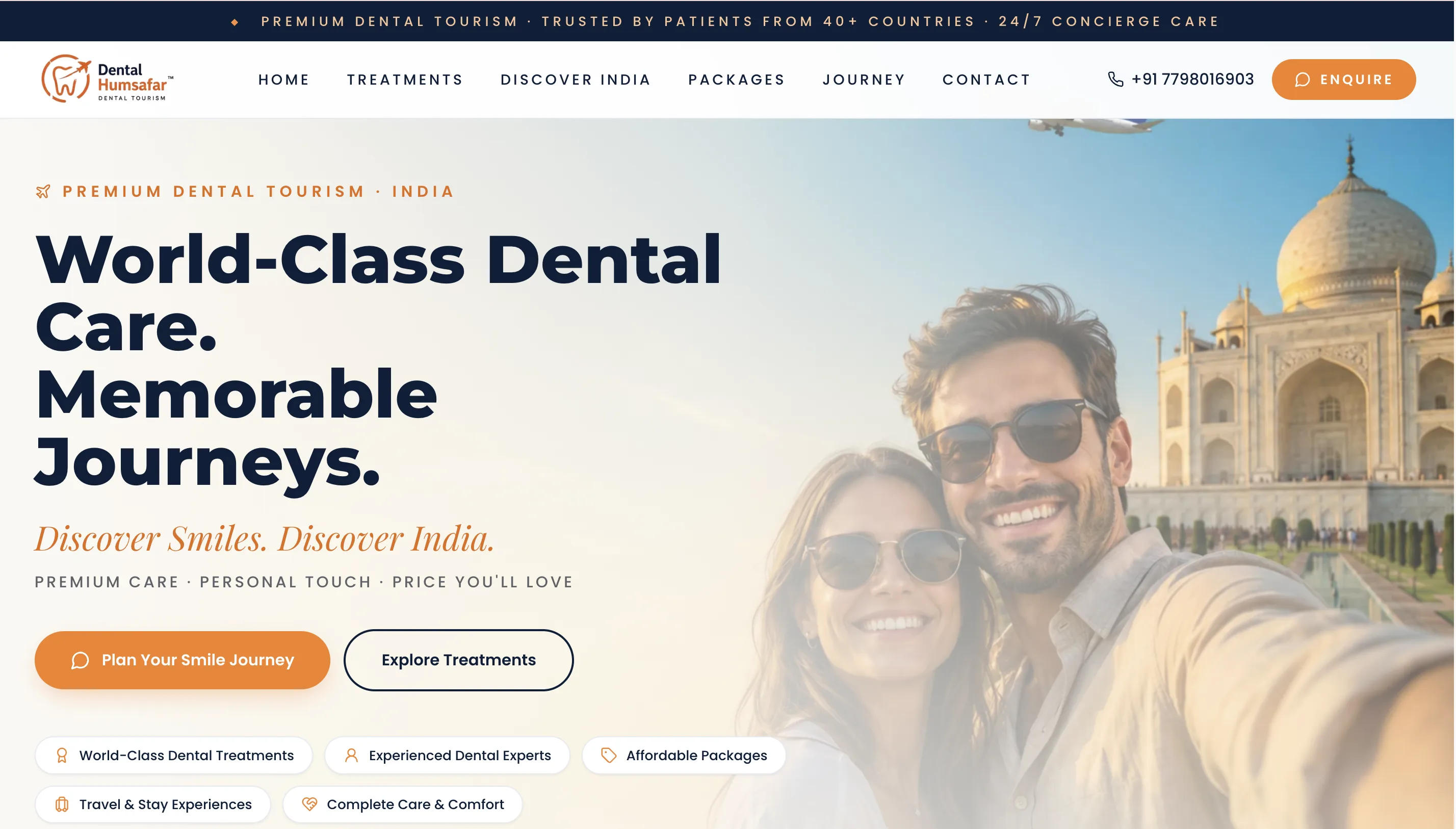 Dental Humsafar – Dental Tourism Landing Page