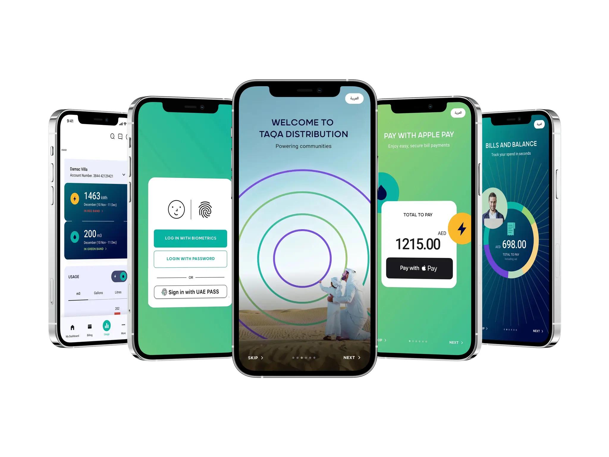 TAQA Distribution – Abu Dhabi Utility App